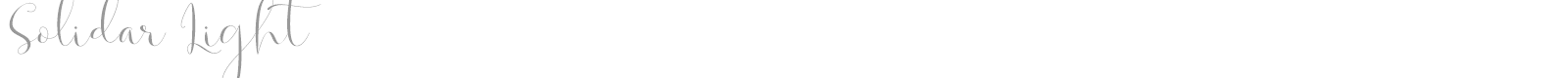 Solidar font preview